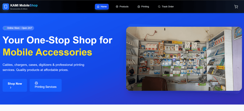 KAMI MobileShop - E-Commerce Platform